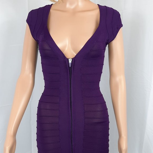 Seductions, XS, purple, knitwear, fitted - Picture 2 of 7